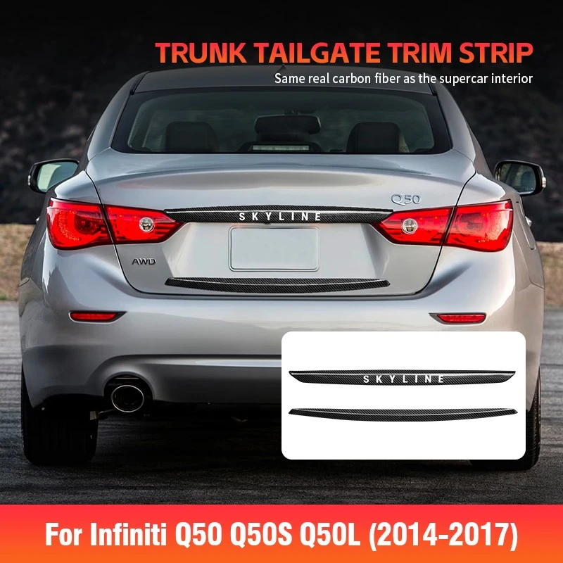 Carbon Fiber Trunk Tailgate Trim Strip suppliers